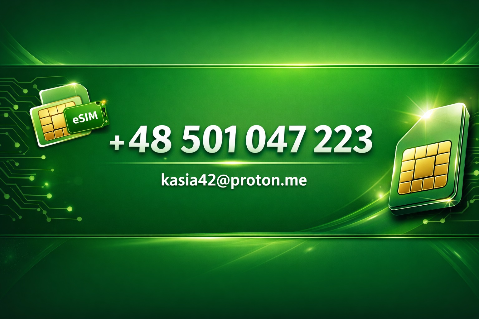 Zarejestrowana karta eSIM do pracy mobilnej i marketingu